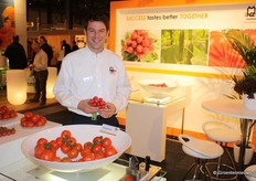 Harm Ammerlaan van Nunhems is vertegenwoordiger in de tomaten en radijs.