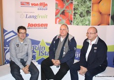 Roger Cartigny, Paul Peeters en Theo Jegerings van Langfruit