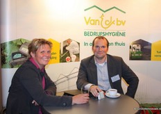 Ingrid Mevissen van Rozenhof Advies op bezoek bij Richard van Lierop van Van Eck Bedrijfshygiene