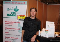 Boris Berkhout van Relab den Haan stond op de Boomkwekerijbeurs