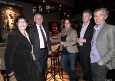 Marjan Kester, Gijs Kok van Flora Holland, Suzanne Kester, Martien Penning van Hillenraad en Peter Bouman