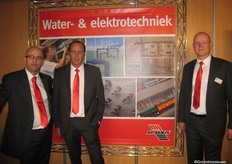 André Tieleman, Frank Schoenmakers en John Gubbels van Brinkman.