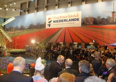 Veel pers aanwezig bij de ontvangst van Angela Merkel