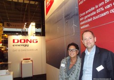 Wilma van Dijck Vaessen en Rob den Hollander van Dong Energy