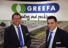 Wil Zeelenberg en Marco Romero van Greefa staan weer op hun vertrouwde plek in de Evenementenhallen.