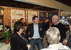 Veldwerk Uitzendbureau had groene mannetjes rondlopen op de beursvloer. Ze waren hier niet op de stand te vinden.