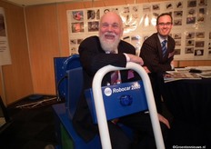 Eijmert Willem Kleijn van Eweka op de Robocar