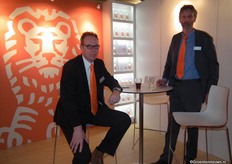 Frenck Bindels en Kees van Vliet van ING