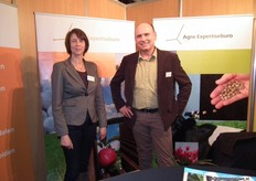 Clementine Hendriks en Peter Wilders van Agro Expertiseburo