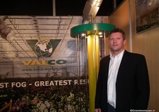 15 jaar luchtbevochtigingsinstallaties, daarvoor wilde Frits Bennik van Valco wel op de foto.