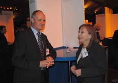 Ger van Burik in gesprek met Tineke Zwitser van de Landbouwraad