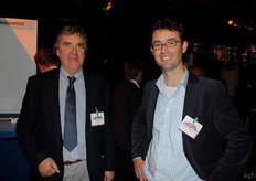 Jop Kipp van Kipp Consultancy, expert op het gebied van Turkse tuinbouw, met Jouke Campen van de Wageningen Universiteit