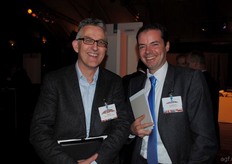 Bavo van den Idsert van Bionext met Joep Hendricks van HortiAlliance