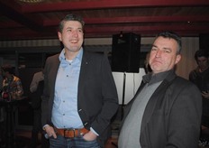 Bas van Etten van Loonbedrijf van Etten met Fred Deijs (Albers Alligator)