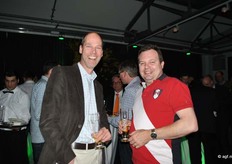 Egon Koolen (Looije Agro Technics) en Cock Dijkshoorn (Kwekerij l.w. van der Houwen).