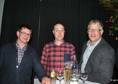 Olaf Kavelaars en Rene Vriend van de Greenery met Jan Kutschruiter van Kutschruiter bv.