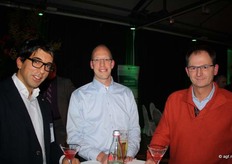 Manuel Madani, Eelke Westra en Henry Boerrigter.