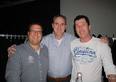 Joost van Rooij, Frank Combee en ROland Sjardijn van Horticoop.