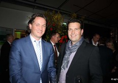 Aris van Daalen (Van Daalen Transport) en Don Kester (Horticoop).
