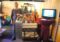 Toon Hopmans concentreert zich op de mobiele doekenwasser.