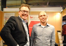 Marco Smit van Smit Assurantien met Stefan Persoon van Inno Agro.