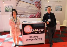 Li Mi Cheng (left) from BoMan Energy Saving Shading Screens
