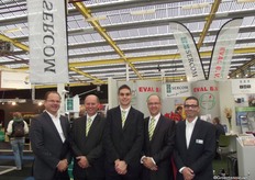 Jan Willem Lut, Maciej Pula, Francisco, Hugo Nijgh and Ingnacio Rodriguez Gracia of Sercom.