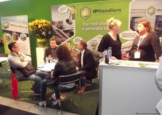 IP Handlers-booth has a lot of visitors