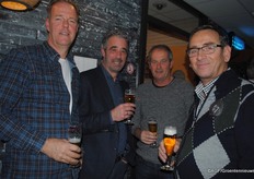 Rob van Marrewijk, Ben Zwinkels, Geert Koot en Jan Schenkeveld