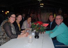 Anneke en Piet Vijverberg, Leny Kloosterman en Ton van Vliet