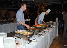 Het lopend buffet.