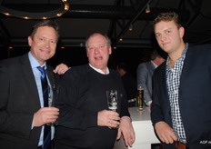 Gerard Breed en Wolter Poelman (Wagenaar) en Maarten Pronk (Pronk Groenten & Fruit).