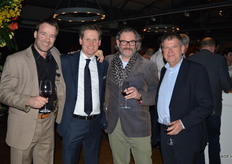 Maarten Schoormans van Koppert Biological Systems, Jochem Wolthuis, Ton Zoellner van Urban Farmers en Harm Maters van AVAG