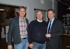 Jaap de Greef van De Greef Transport, Wolter Poelman en Gerard Breed van J.H. Wagenaar