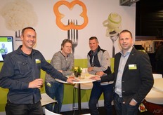 Enza Zaden: Paul van Dijck, Luc Trines, Martien Janssen en Paul Huijs