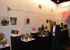 Een enthousiaste Rob Franken vertelde over de geschiedenis van het bedrijf en de nieuwste trends in potplantenland.