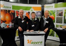 Arie Oomen, Marion Vissers en Piet Steenks van Hazera.