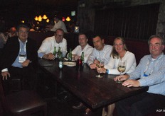 Francisco Cordero en Co van Es van Milestone Fresh, Christian Stol van Widmann, Barry en Jessica Mulder (Cool Control) en Martin van Tol