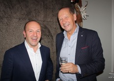 Supermarktondernemer Edward Koornneef switchte van AH naar Jumbo en gaat en tekende onlangs voor de Jumbo Foodmarkt in het Westland. Het is de eerste versmarkt van Jumbo die door een zelfstandig ondernemer geëxploiteerd wordt. Hier in gesprek met Mart Valstar