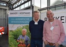 Klaas Koopmans (l) en Adrie Bakker van Bakker Koopmans Assurantiën, Financiële adviezen en Pensioenen