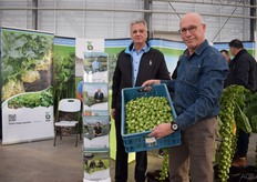Cees van Drunen en Rob van de Bos (met spruiten) van Bejo