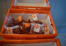 Verpakte mini-trostomaten voor consumenten