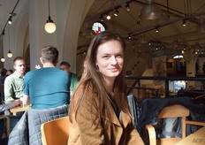 Ildi van Wingerden van Valstar sloot aan bij het AGF Trendcafé tijdens het bezoek aan Hoogvliet