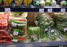 Groentenpakketten voor de soep.