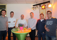 Nick Rietveld, Egbert van Alphen, Alex van Klaveren, Nanne van Baar, Michel van Vliet en Perry Dijkhuizen