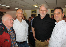 Kees Persoon, Willem van der Kooij, Arie van der Linden en Gerard van Loon