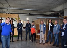 Uitleg over de cijfers en activiteiten van het FoodSquad-team in de in multifunctionele ruimte The Boomerang.