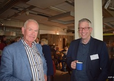 Peter Simmer van Mercuur Smart Logistics en Frank de Groot van Giesen Facilities