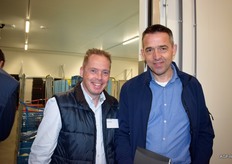 Ruud Vosbeek van Pakstation Venlo (l) en Jan Vostermans van Fresh Park Venlo (r)