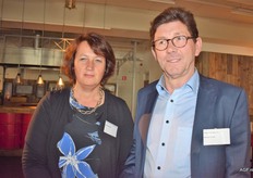Sandra Bogaard Fris-Co Fruit & Vegetables en Ron de Greeff van Staay Food Group organiseerden de bijeenkomst bij De Verspillingsfabriek
